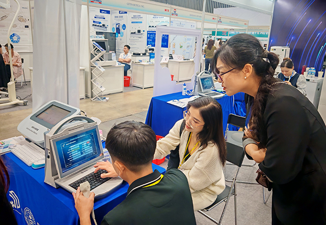 品源醫(yī)療攜便攜式超聲骨密度儀等產(chǎn)品亮相越南醫(yī)展，助力中越健康產(chǎn)業(yè)深化合作